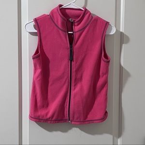 Girls Old Navy fleece vest